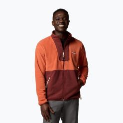 Bluza męska Columbia Sequoia Grove FZ Fleece Tuscan?Spice. Brązowe bluzy męskie Columbia, m, bez wzorów, bez kaptura, trekkingowe. Za 219.99 zł.
