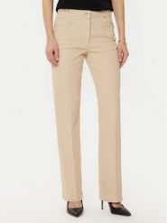 Marciano Guess Spodnie materiałowe 4BGA02 7173A Beżowy Regular Fit. Brązowe spodnie materiałowe damskie Marciano Guess, z aplikacjami, z bawełny. Za 489.99 zł.