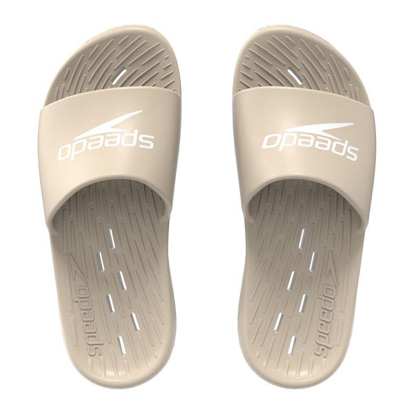 Klapki basenowe męskie Speedo Slides. Białe klapki męskie Speedo, z materiału. Za 81.98 zł.