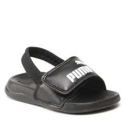 Sandały Puma. Czarne sandały chłopięce Puma, bez zapięcia. Za 79.99 zł.