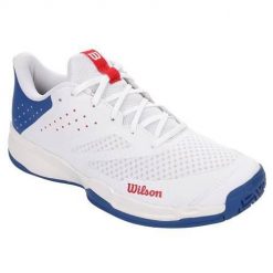 Buty do tenisa męskie Wilson Kaos Stroke 2.0. Czerwone buty sportowe męskie Wilson, z materiału, bez zapięcia, tenisowe. Za 339.00 zł.