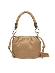 LOVE MOSCHINO Torebka JC4220PP0OKA0209 Beżowy. Brązowe torebki do ręki damskie Love Moschino, bez wzorów, ze skóry, bez dodatków. Za 859.99 zł.