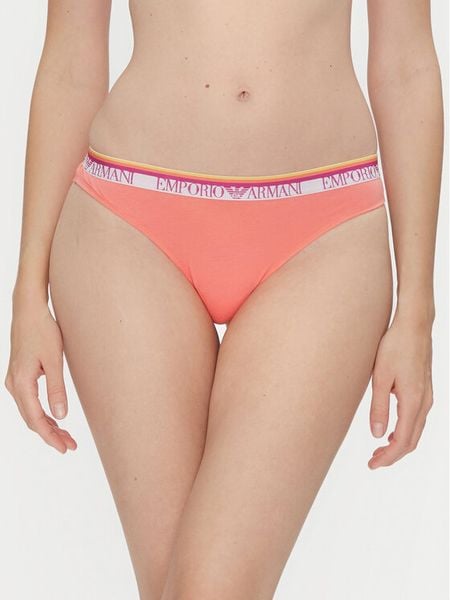 Emporio Armani Underwear Komplet fig brazylijskich EW000404 AF10883 M4008 Różowy. Czerwone figi damskie Emporio Armani Underwear, m, bez wzorów, z bawełny. Za 109.99 zł.
