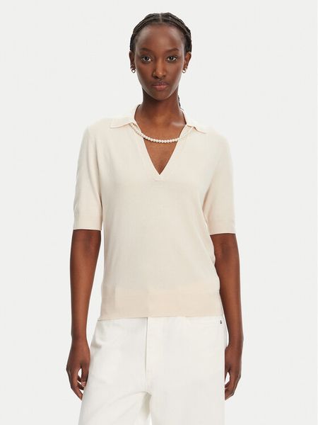 Liu Jo Sweter WA5222 MS49I Beżowy Regular Fit. Brązowe swetry damskie Liu Jo, xs, bez wzorów, z wiskozy, bez kołnierzyka, bez ramiączek, bez kaptura. Za 359.99 zł.