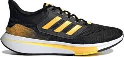 Adidas Buty Męskie GZ4082 EQ21 Run czarno/żółte r. 40 2/3. Czarne buty sportowe męskie Adidas, bez zapięcia. Za 290.07 zł.