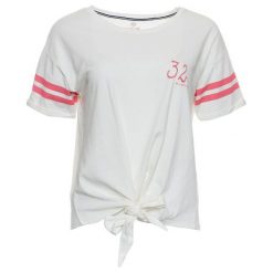 Mustang Koszulka Damska Xs Biały. Białe t-shirty damskie Mustang, xs, bez wzorów, bez kołnierzyka. Za 149.00 zł.