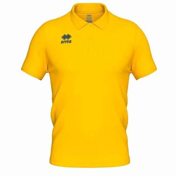 Koszulka polo dla dzieci Errea Evo. Żółte koszulki sportowe damskie ERREA, bez wzorów, z bawełny, bez ramiączek. Za 172.99 zł.