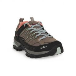 Buty trekkingowe damskie CMP Rigel Low. Brązowe obuwie sportowe damskie CMP, bez wzorów, z materiału, trekkingowe. Za 414.00 zł.