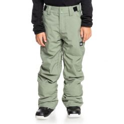Spodnie śniegowe dla Chłopcy ESTATE. Niebieskie buty zimowe chłopięce Quiksilver, bez wzorów, z materiału, bez zapięcia. W wyprzedaży za 313.70 zł.