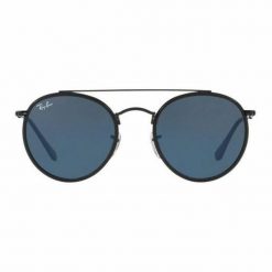 Okulary przeciwsłoneczne Męskie RAY-BAN Rayban N Czarny. Czarne okulary przeciwsłoneczne męskie Ray-Ban, okrągłe. Za 872.35 zł.