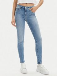 Calvin Klein Jeans Jeansy J20J221580 Niebieski Skinny Fit. Niebieskie jeansy damskie Calvin Klein Jeans. Za 279.99 zł.