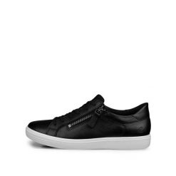 Damskie buty sportowe zapinane na zamek Ecco Classic. Czarne obuwie sportowe damskie ecco, bez wzorów. Za 501.50 zł.