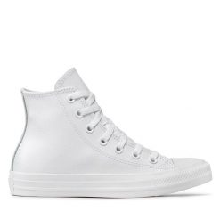 Trampki Converse. Białe trampki męskie Converse, bez wzorów, bez zapięcia. Za 299.99 zł.