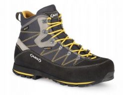 Buty trekkingowe męskie Aku M'S TREKKER LITE III WIDE GTX, anthracite/ mustard, 47. Żółte trekkingi męskie Aku. Za 687.87 zł.