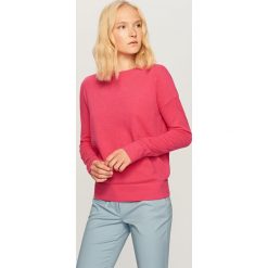 Gładki sweter - Różowy. Kardigany damskie marki Reserved. Za 59.99 zł.