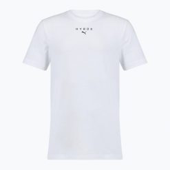 Koszulka treningowa męska PUMA Hyrox Head Judge white. Białe koszulki sportowe męskie Puma, l, bez wzorów, z materiału, bez kołnierzyka, bez ramiączek, do biegania. Za 78.99 zł.