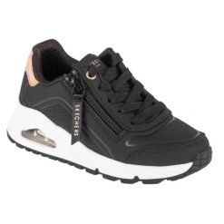 SKECHERS Sneaker ZWART 29 (Z274: CHILD, BABY SHOE SIZES). Czarne obuwie sportowe damskie Skechers, bez wzorów, trekkingowe, Skechers Sport. Za 259.99 zł.