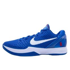 Buty do chodzenia dla dorosłych Nike Kobe 6 Protro Dodgers. Niebieskie obuwie sportowe damskie Nike, bez wzorów, z materiału, do koszykówki, nike zoom. Za 2,020.38 zł.