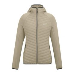 Kurtka damska Regatta Andreson Hybrid. Brązowe kurtki sportowe damskie Regatta, bez wzorów, z puchu, bez kaptura, trekkingowe. Za 229.99 zł.