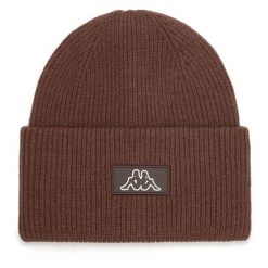Czapka Kappa. Brązowe czapki i kapelusze damskie Kappa, na zimę, bez wzorów. Za 59.99 zł.