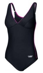 Kostium kąpielowy damski jednoczęściowy AquSpeed Grace. Czarne kostiumy jednoczęściowe damskie Aqua-Speed, l, bez wzorów, z dzianiny, klasyczne, na fitness i siłownię. Za 124.00 zł.