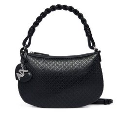 Torebka Armani Exchange. Czarne torebki do ręki damskie Armani Exchange, bez wzorów, klasyczne, bez dodatków. Za 629.99 zł.