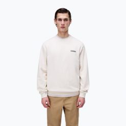 Bluza męska Napapijri B-Small Box C. Brązowe bluzy męskie Napapijri, m, bez wzorów, bez kaptura. Za 229.99 zł.