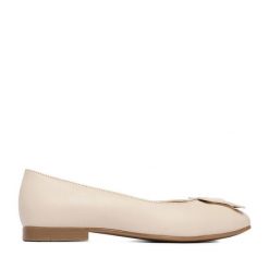 Baleriny Lasocki. Brązowe baleriny damskie Lasocki, bez wzorów, bez obcasa. Za 169.99 zł.