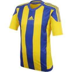 Adidas Koszulka piłkarska męska Striped 15 granatowo-żółta r. XXL (S16142). T-shirty i topy dla dziewczynek marki Adidas. Za 96.05 zł.