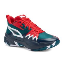 Buty do koszykówki męskie PUMA Genetics. Niebieskie buty sportowe męskie Puma, bez zapięcia, do koszykówki. Za 309.99 zł.