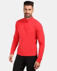 Męska bluza polarowa Kilpi ALMERI-M. Czerwone bluzy męskie Kilpi, m, bez wzorów, z materiału, bez kaptura. Za 215.49 zł.