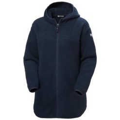 Damska bluza dresowa Helly Hansen Maude Pile. Niebieskie bluzy damskie Helly Hansen, m, bez wzorów, z dresówki, bez kaptura. Za 516.05 zł.