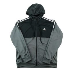 Kurtka męska Heat.RDY 3 bandes szara. Szare kurtki męskie Adidas, m, bez wzorów, na fitness i siłownię. Za 186.06 zł.