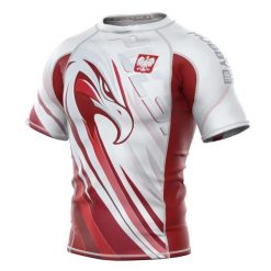 Koszulka Męska Rashguard MMA na Siłownię EXTREME HOBBY POLSKA ULTIMATE. Zielone koszulki sportowe męskie EXTREME HOBBY, l, bez wzorów, z bawełny, bez kołnierzyka, bez ramiączek, na fitness i siłownię. Za 199.00 zł.