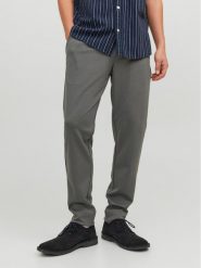 Jack & Jones Chinosy Marco 12173623 Szary Slim Fit. Szare eleganckie spodnie męskie Jack & Jones, m, bez wzorów, z syntetyku. Za 99.99 zł.