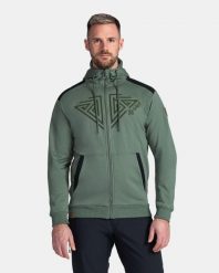 Męska bluza Kilpi ADELAN-M. Zielone bluzy sportowe męskie Kilpi, m, bez wzorów, z bawełny, z kapturem. Za 189.67 zł.