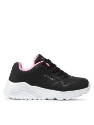 Skechers Sneakersy In My Zone 310450L/BKRG Czarny. Czarne buty sportowe dziewczęce Skechers, bez wzorów, ze skóry, bez zapięcia. Za 109.99 zł.