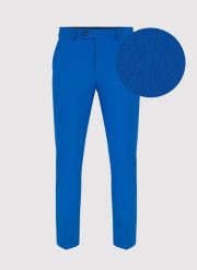PAKO LORENTE – Niebieskie spodnie garniturowe P22SF-6G-020-N-S. Niebieskie eleganckie spodnie męskie Pako Lorente, s, bez wzorów, z poliesteru. Za 149.99 zł.