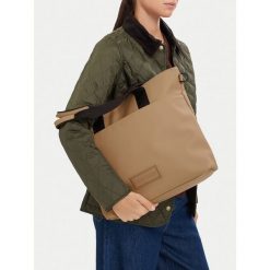 Torebka Hunter. Brązowe torebki do ręki damskie Hunter, bez wzorów, bez dodatków. Za 229.99 zł.
