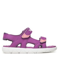 Sandały Timberland. Fioletowe sandały dziewczęce Timberland, bez zapięcia. Za 189.99 zł.