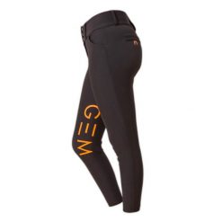 Damskie spodnie do jazdy konnej GEM Max. Czarne spodnie sportowe damskie GEM EQUITATION, bez wzorów, do jazdy konnej. Za 892.50 zł.