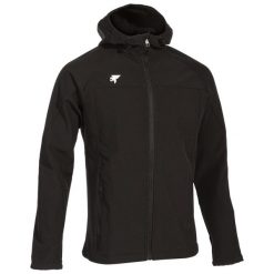 Kurtka softshell męska Joma Explorer. Czarne kurtki męskie Joma, m, bez wzorów, z softshellu, sportowe, bez kaptura. Za 199.99 zł.