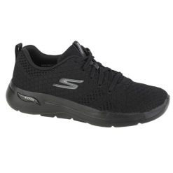 Buty do chodzenia damskie, Skechers Go Walk Arch Fit Unify. Czarne obuwie sportowe damskie Skechers, bez wzorów, z materiału, trekkingowe. Za 209.99 zł.