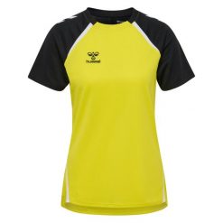 Damski jersey Hummel Lead 2.0. Czarne koszulki sportowe damskie Hummel, bez wzorów, z jersey, bez kołnierzyka, bez ramiączek, do koszykówki. Za 170.00 zł.