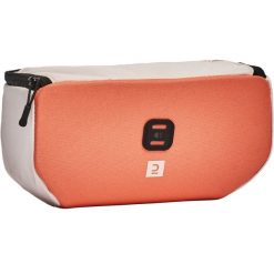 Torba rowerowa przednia dla dzieci Btwin na kierownicę. Brązowe torby i plecaki dziecięce B'TWIN, z materiału. Za 44.99 zł.