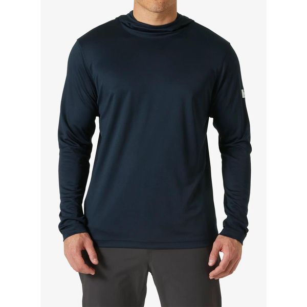 Bluza termoaktywna męska Helly Hansen HH Tech Hoodie. Niebieskie bluzy męskie Helly Hansen, m, bez wzorów, bez kaptura. Za 121.99 zł.