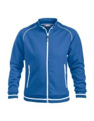 Clique Craig kurtka unisex dzianina strukturalna, szczotkowane wnętrze. Niebieskie kurtki męskie CLIQUE, xl, bez wzorów, z bawełny, bez kaptura. Za 293.24 zł.