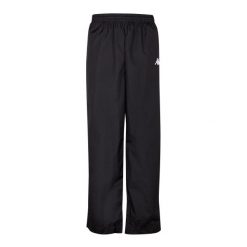 Spodnie Kappa Foggia 2. Czarne spodnie sportowe męskie Kappa, m, bez wzorów, z dresówki, do piłki nożnej. Za 169.50 zł.