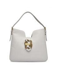 Just Cavalli Torebka 80RA4BA3 ZSA89 Szary. Szare torebki do ręki damskie Just Cavalli, bez wzorów, ze skóry, bez dodatków. Za 799.99 zł.