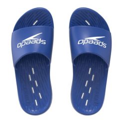 Klapki basenowe damskie Speedo Slides One Piece Af. Niebieskie skarpety damskie Speedo, bez wzorów. Za 89.99 zł.